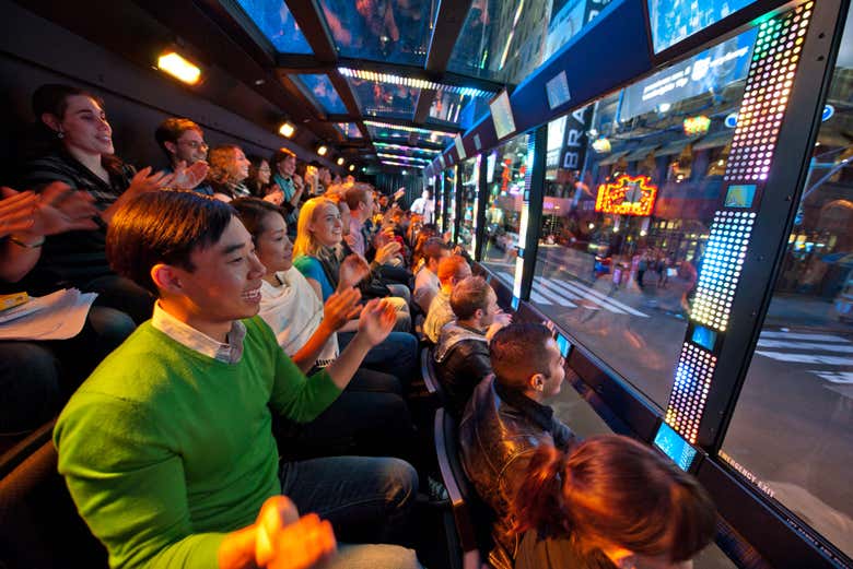 Desfrutando de Nova York do ônibus