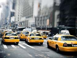 Taxis em Nova York