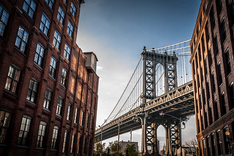 A Ponte de Manhattan vista do Brooklyn
